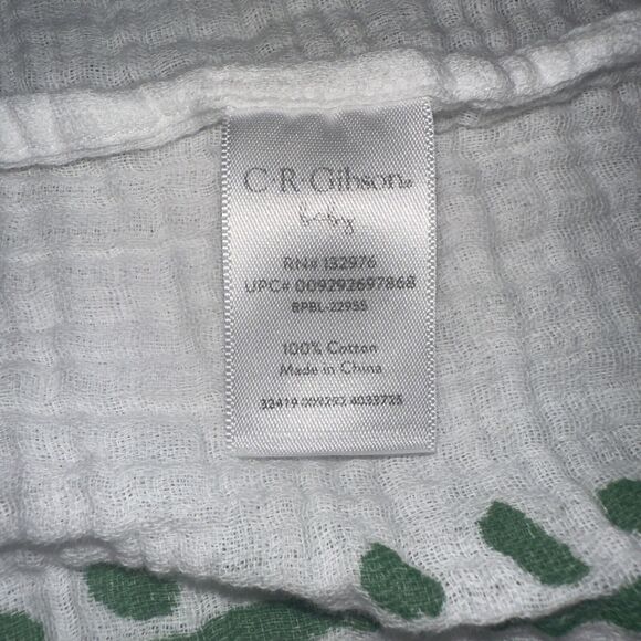 CR Gibson Baby Monthly Milestone Blanket Muslin 100% Cotton - Picture 6 of 13